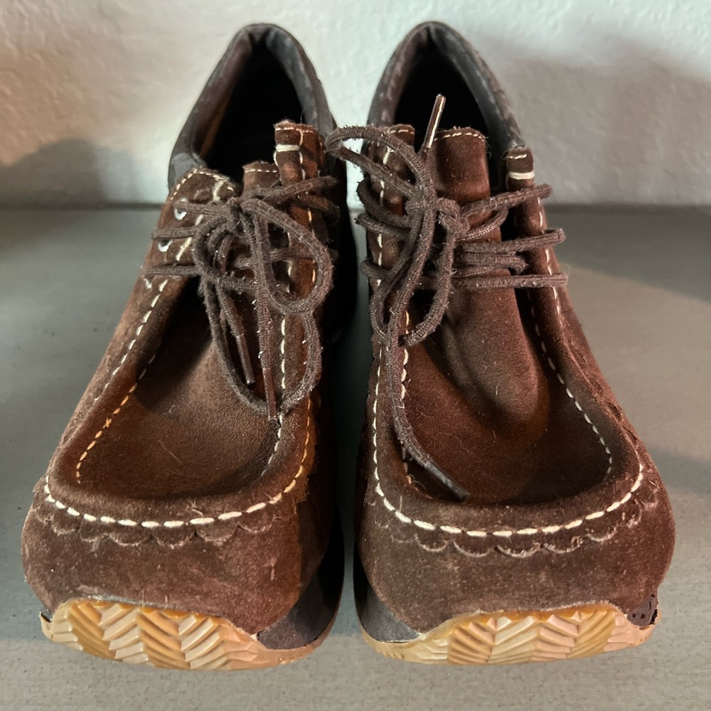 RARE Vintage Lower East Side Chunky Platform Loafers - Picture 5 of 11